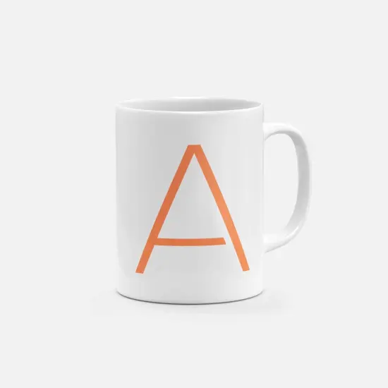 Monogram Letter 11oz Mug XX {1}