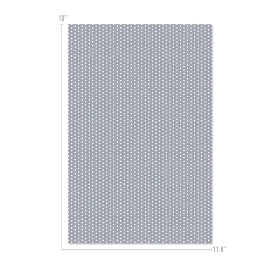 Happy Crafters&reg; Polka Dot 11.8" x 18" Sheet Gray and White {1}