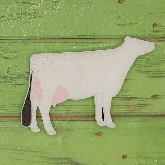 Dairy Cow - No Spots - Silicone Freshie Mold {2}