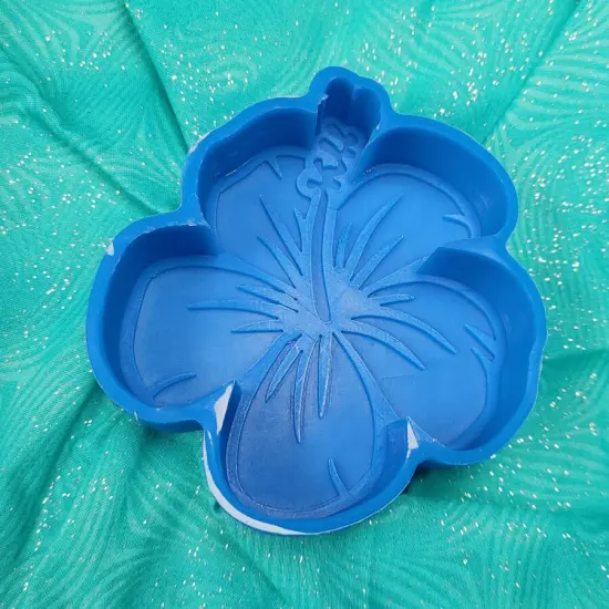 Hibiscus Flower Silicone Freshie Mold {5}