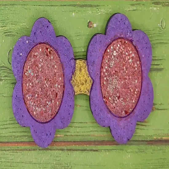 Flower Sunglasses Silicone Freshie Mold {2}