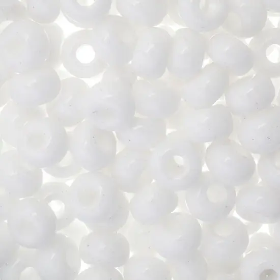 John Bead 32/0 Chalk White Czech Glass Seed Beads, 250g {1}