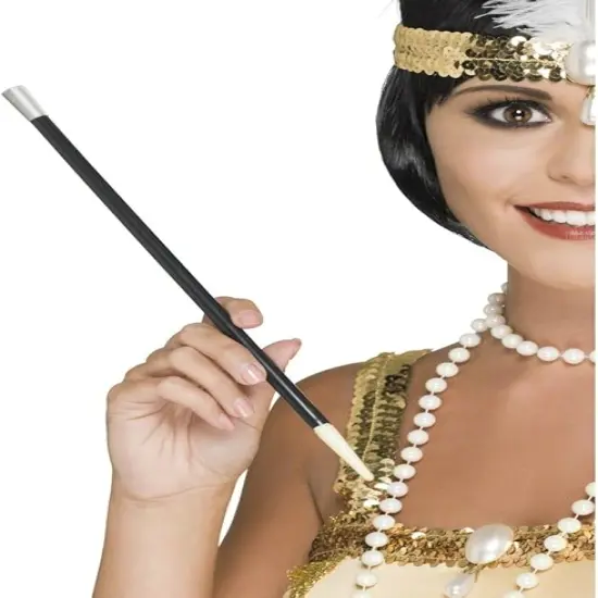 Smiffys 1920s Flapper Cigarette Holder Costume Accessory Black {2}