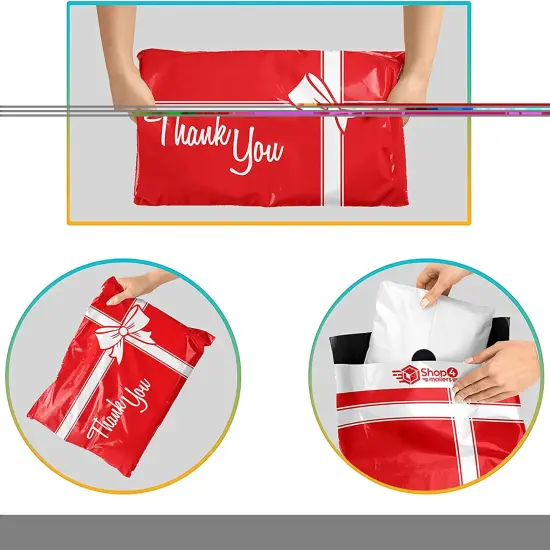Mailer Poly Bag Envelopes 10" x 13" Glossy Premium Gift, Shipping & Packaging Bag {3}