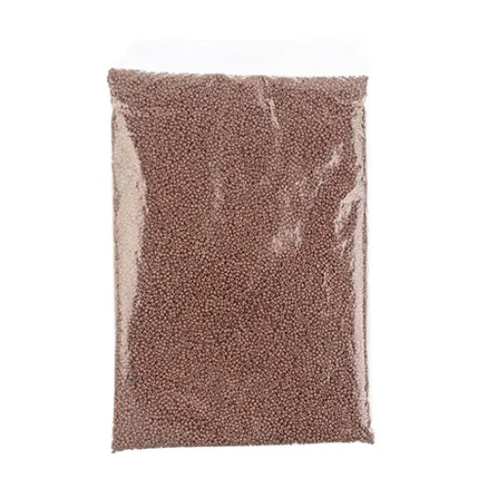 John Bead 10/0 Terra Intensive Matte Czech Glass Seed Beads, 500g Dark Brown {2}