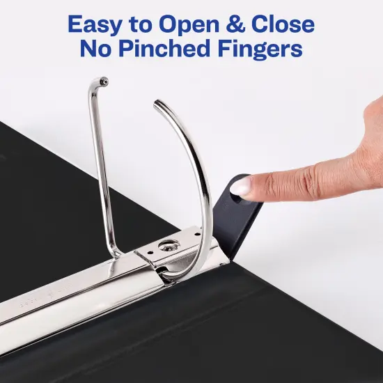 Avery Heavy-Duty View 3 Ring Binder, 4" One Touch Slant Rings, 2 White Binders (79875) {6}