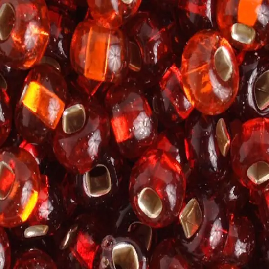 John Bead 2/0 Silver Lined Mixed Czech Glass Seed Beads, 500g Red Mix {1}
