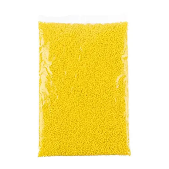 John Bead 8/0 Terra Intensive Matte Czech Glass Seed Beads, 500g Yellow {2}