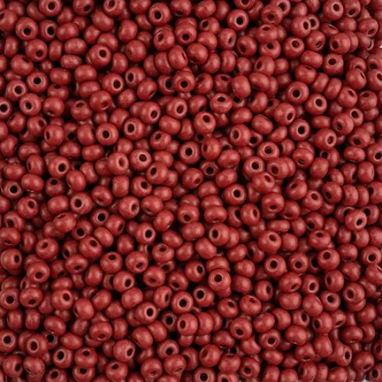 John Bead 6/0 Terra Intensive Matte Czech Glass Seed Beads, 500g Brown {1}