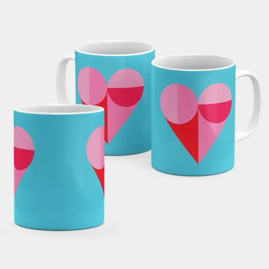 Geo Heart 11 Oz Mug {4}