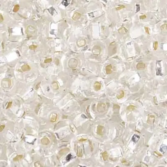 John Bead 4/0 Czech Glass Seed Beads, 500g Silver Lined Crystal {1}