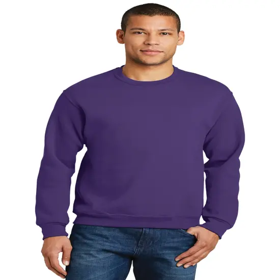JERZEEAS&reg; NuBlend Crewneck Sweatshirt Deep purple {1}