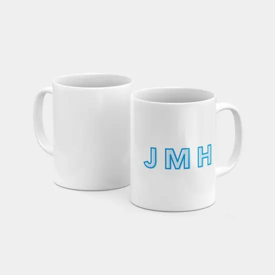 Monogram Initials 11oz Mug IX {2}
