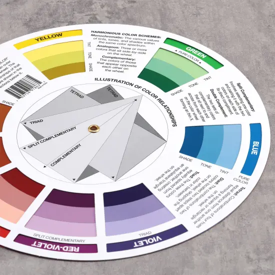 Creative Mark Double-Sided Color Wheel Mixing Guide 9.25", 60 Colors, Munsell System Based, for Artists, Professionals, Students, Teachers {4}