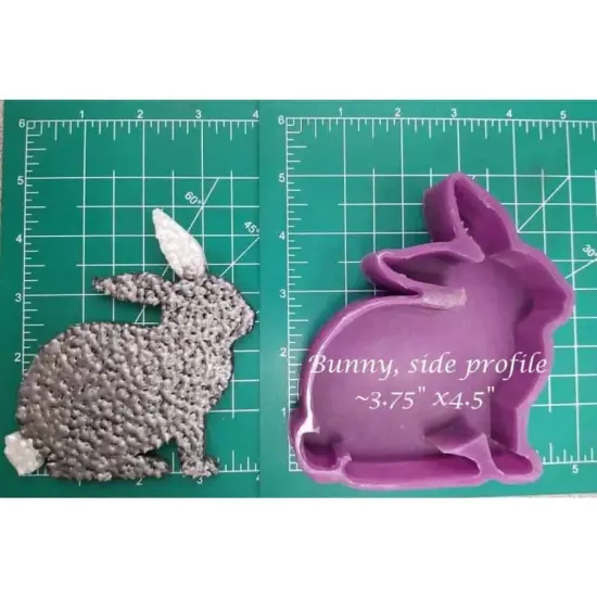 Bunny Side Profile Silicone Freshie Mold {2}