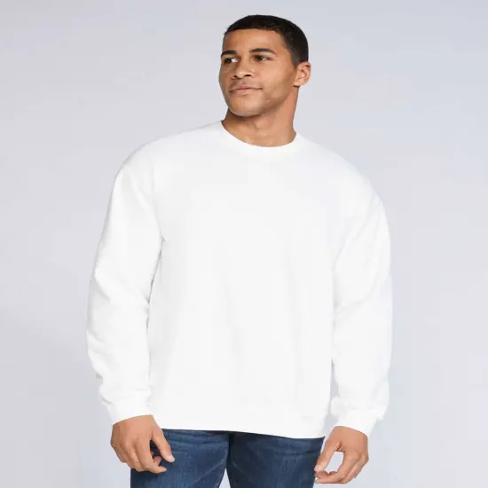 GILDAN&reg; Softstyle Midweight Crewneck Sweatshirt White {1}