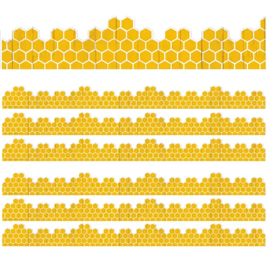 The Hive Honeycomb Extra Wide Deco Trim&reg;, 37 Feet Per Pack, 6 Packs {1}