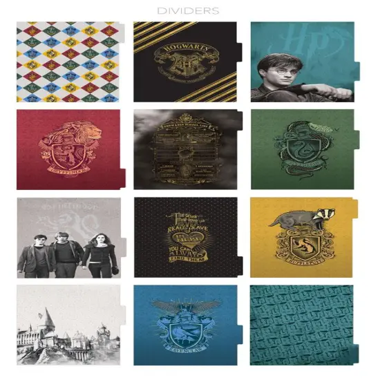 Weekly Planner Set - Undated Harry Potter Marauder's Map {4}