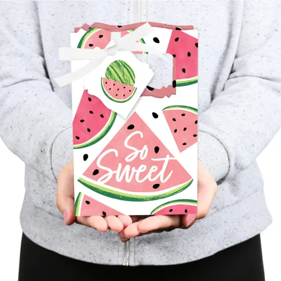 Big Dot of Happiness Sweet Watermelon - Fruit Party Favor Boxes - Set of 12 {6}