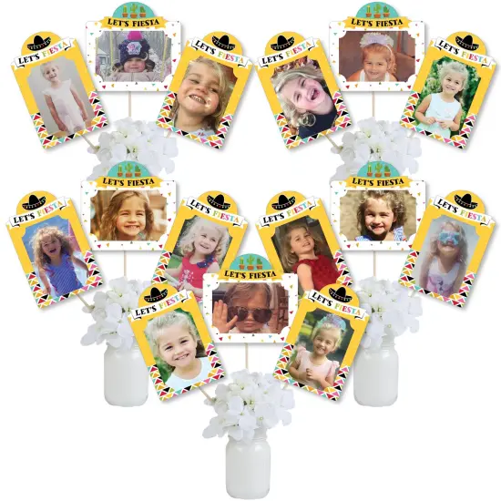 Big Dot of Happiness Let's Fiesta - Fiesta Picture Centerpiece Sticks - Photo Table Toppers - 15 Pieces {1}