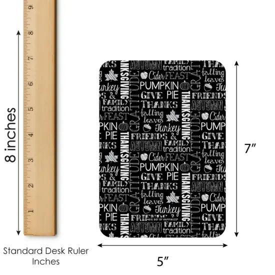 Big Dot of Happiness Give Thanks - Bingo Cards and Markers - Thanksgiving Party Bingo Game - Set of 18 {6}