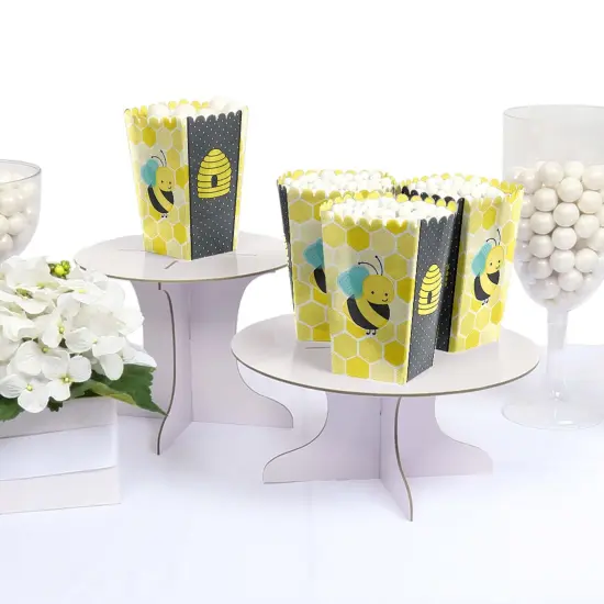 Big Dot of Happiness Honey Bee - Baby Shower or Birthday Party Favor Popcorn Treat Boxes - Set of 12 {4}