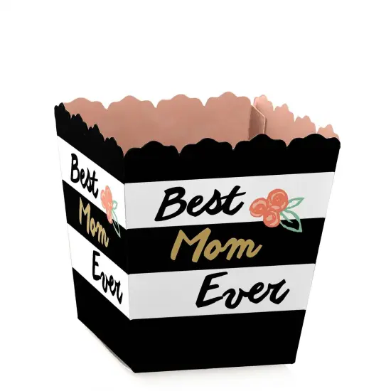 Big Dot of Happiness Best Mom Ever - Party Mini Favor Boxes - Mother's Day Party Treat Candy Boxes - Set of 12 {1}