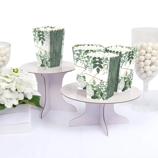 Big Dot of Happiness Boho Botanical - Greenery Party Favor Popcorn Treat Boxes - Set of 12 {4}