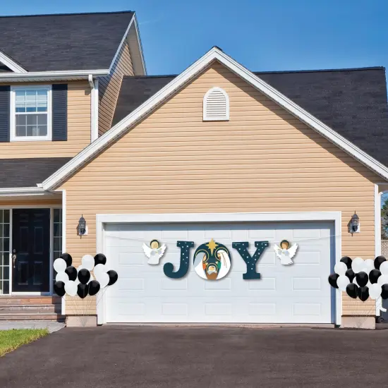 Big Dot of Happiness Holy Nativity - Manger Scene Religious Christmas Party Decorations - Joy - Outdoor Letter Banner {3}