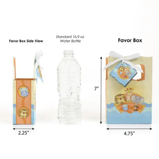 Big Dot of Happiness Noah's Ark - Baby Shower or Birthday Party Favor Boxes - Set of 12 {3}