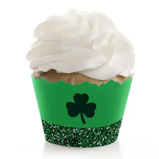 Big Dot of Happiness St. Patrick's Day - Saint Paddy's Day Party Decorations - Party Cupcake Wrappers - Set of 12 {1}