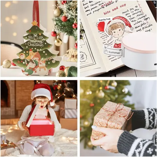 vretti&reg; HP3 Portable Thermal Mini Label Printer Machine Maker with Tape {6}