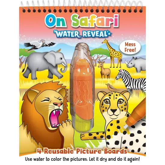 On Safari Water Reveal Book, 6 Sets {6}