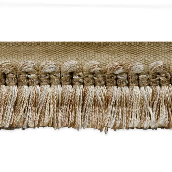 10 Yards of Heavy Premium Cut Fringe - Acorn Multi | 10 yard cut Ivory Multi {1}