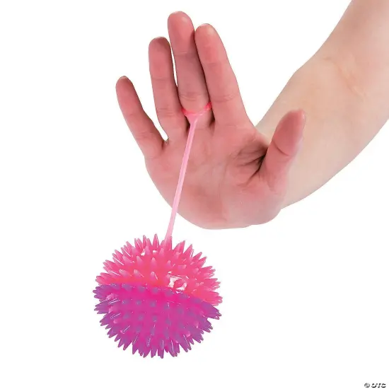 3&rdquo; Light-Up Two-Tone Stretchy Vinyl YoYos - 12 Pc. {3}