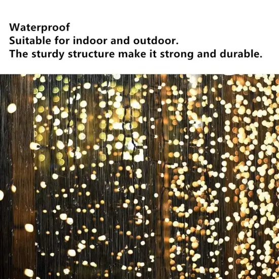 600 LED 210ft Fairy String Lights {4}