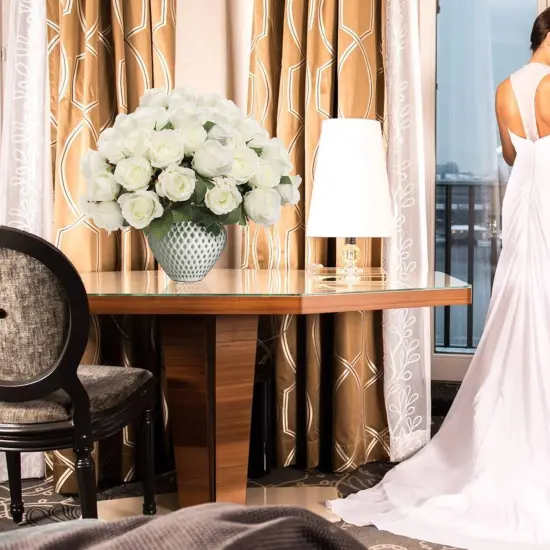 Rose Bud Stem - 48-Pack, Realistic Silk Foliage, Lifelike Blooms, Perfect for Floral Arrangements, Events & Home D&eacute;cor - Ideal for All Seasons, Floral Home by Artificial Flowers White {6}