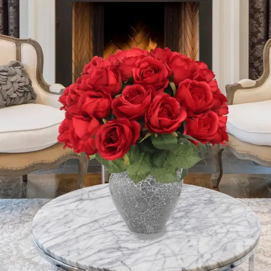 Rose Bud Stem - 48-Pack, Realistic Silk Foliage, Lifelike Blooms, Perfect for Floral Arrangements, Events & Home D&eacute;cor - Ideal for All Seasons, Floral Home by Artificial Flowers Red {5}
