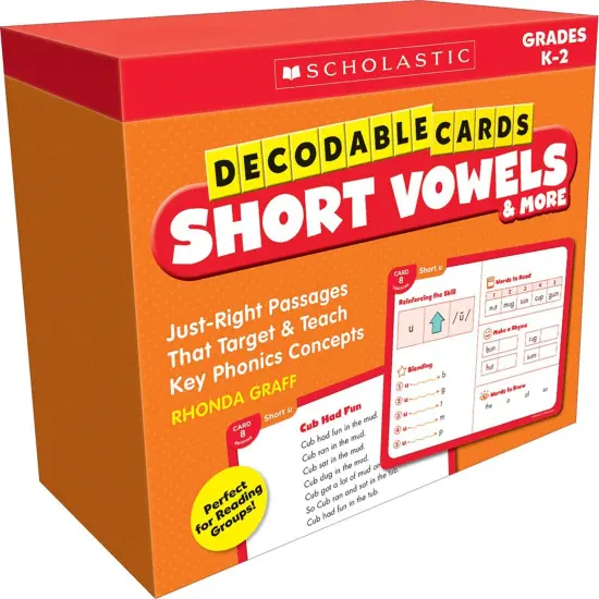 Decodable Cards: Short Vowels & More {1}