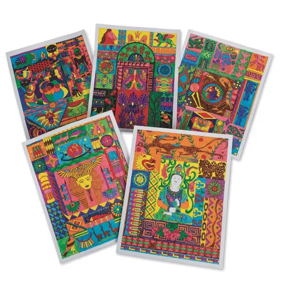 Ancient Culture Design Posters Craft Kit (Pack of 25) {1}