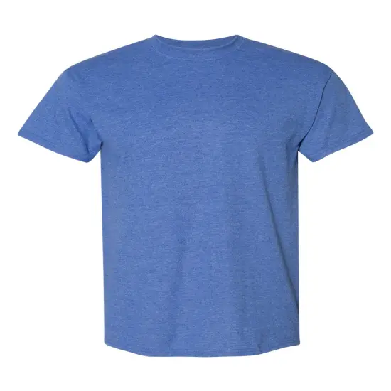 Gildan&reg; DryBlend Crewneck Short Sleeve Cotton T-shirt Heather deep royal {2}