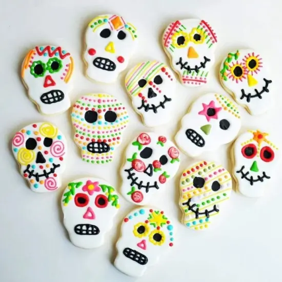 Ann Clark Skull Cookie Cutter Halloween Day of the Dead D&iacute;a de Los Muertos Sugar Skull, 3.5" Football player {5}