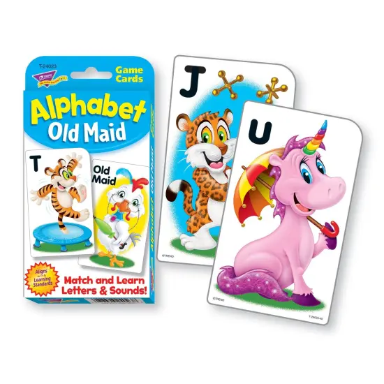 Alphabet Old Maid Challenge Cards&reg;, 6 Sets {4}