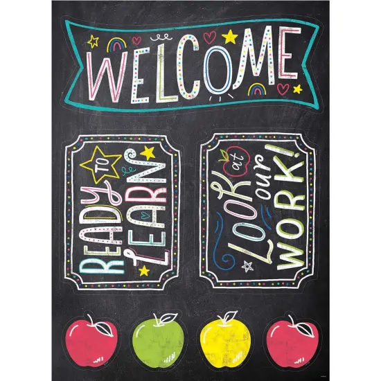 Chalk It Up! School Time Fun Bulletin Board Set {2}