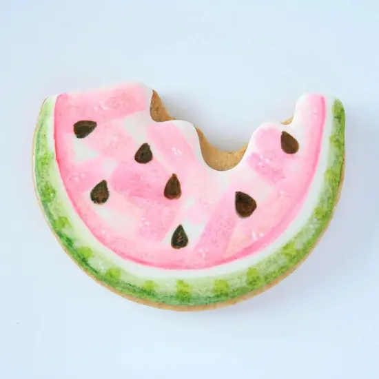 Ann Clark Watermelon Slice with bite taken out Cookie Cutter, 3.75" {5}
