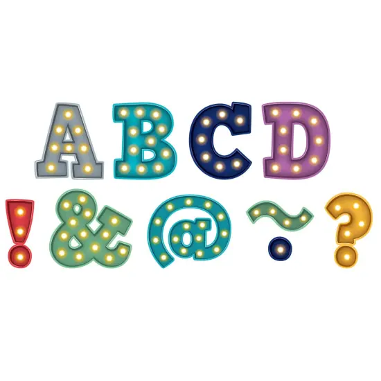 Marquee Bold Block 2" Magnetic Letters, 70 Pieces Per Pack, 3 Packs {2}