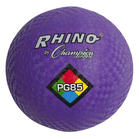 Playground Ball, 8-1/2", Purple, Pack of 3 {2}