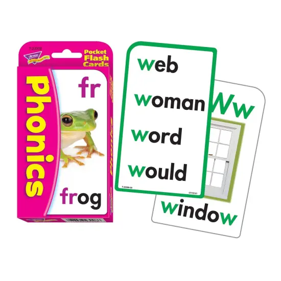 Phonics Pocket Flash Cards, 6 Packs {5}
