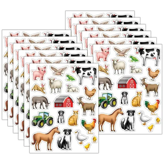 Farm Stickers, 120 Per Pack, 12 Packs {1}