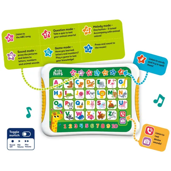 Kids Hits Educational Toddler Hit PadToy ABC Fun {4}